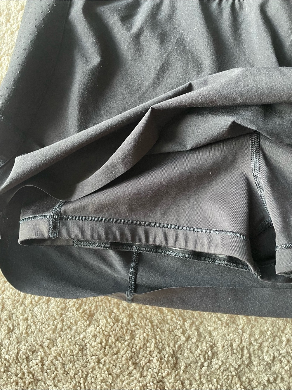 Athleta Run With It Skort Black 14”Women's Size S Lined Athletic Tennis Golf - Picture 4 of 5